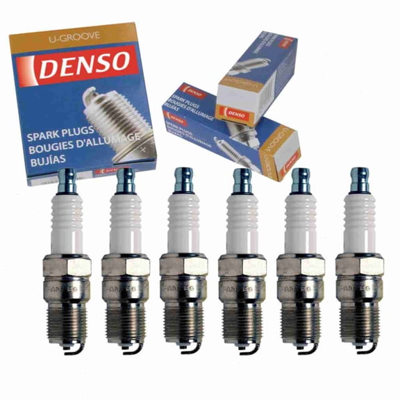 6 pc DENSO 5022 Standard U-Groove Spark Plugs for 002 159 57 03 002 159 58 03 003 159 04 03 003 159 05 03 003 159 28 03 003 159 36 03 003 159 37 03 19300749 19302729 5613611 5614155 5614230 AWSF42C