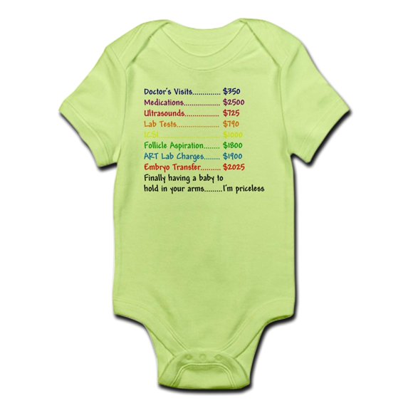 CafePress - IVF Babies Infant Bodysuit - Baby Light Bodysuit