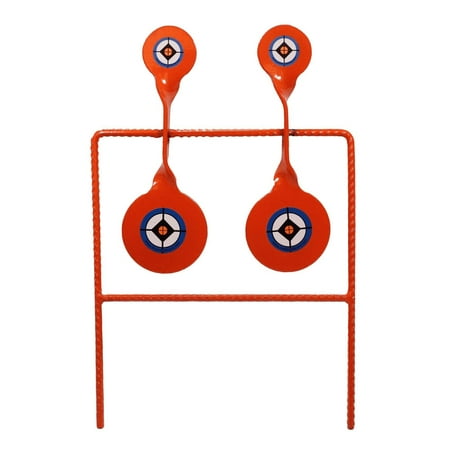 Do All Outdoors Steel Target Reactive .22 Double Spinner Rebar