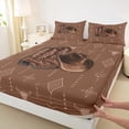 thumbnail image 3 of Feelyou Western Cowgirl Boot Full Size Sheets for Teens, Boho Aztec Triangle Bed Sheets, Vintage Countryside Sheet Sets, Microfiber Bedroom Decor, 4 Pieces, 3 of 7