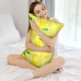 thumbnail image 5 of Disketp Bright Lemons Satin Pillowcase For Hair And Skin - Satin Pillow Cases Standard Size 20x30 Inches With Zipper,Gifts For Women Men, 5 of 8