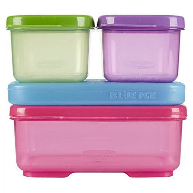 Rubbermaid LunchBlox Kids Multi Color Lunch Kit with ice pack, 1 kit 