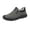 07#Gray, variant on Men Slip-On Thermal Winter Work Shoes Full Fleece Lined Protective Rubber Toe Cap Suede Surface Shock Absorbing Non-Slip Rugged Outdoors Sneakers
