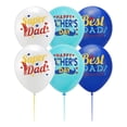 thumbnail image 6 of Father's Day Party Decorations Set,Banner Balloons Cake Toppers,1x flag raising,18x balloons,16x cake toppers,2x ribbons, 6 of 8