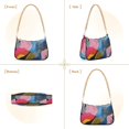 thumbnail image 7 of FORMRS Womens Shoulder Bag with Chain Strap Clutch Purse Cute Tote Handbag, Stripes Pattern, 7 of 7