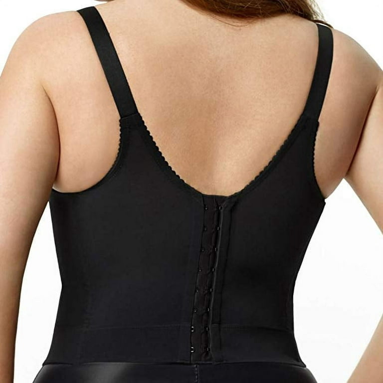 Sksloeg Plus Size Bras for Women 4x-5x Full Coverage Back Closure Bra Wire  Free Back Support Posture Bras,Black 50E