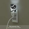 thumbnail image 5 of Honeii Abstract Black White Swirls Print LED Night Light with Light Sensor, Night Lights Plug Into Wall,Ideal for Bedrooms and Hallways-UK, 5 of 7