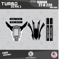 thumbnail image 2 of Kalair GFX Graphics Kit for Yamaha TTR225 (1999-2004) Turbo Series, 2 of 5