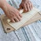 thumbnail image 5 of Yuarrent Rolling Mat Lavable Reutilizable Sushi Hacer Herramientas Flat Stick Gadgets Cake Roll Mold Pad Maker Set Regalo 24x24cm Suministros de limpieza para el hogar, 5 of 6