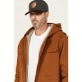 thumbnail image 2 of Lucky Brand Workwear Men's Chore Sherpa Lined Insulated Canvas Hooded Jacket Brown Medium  US, 2 of 4