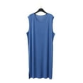 thumbnail image 3 of BLCHUNen Mens Nightgowns Sleeveless Crew Neck Pullover Casual Lightweight Loose Comfy Loungewear Pajamas, 3 of 9