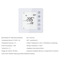 thumbnail image 3 of Termostato de calefacción eléctrica 16A Control de aplicación SmartLife WiFi Calefacción Termostato CACAGOO Termostato, 3 of 7
