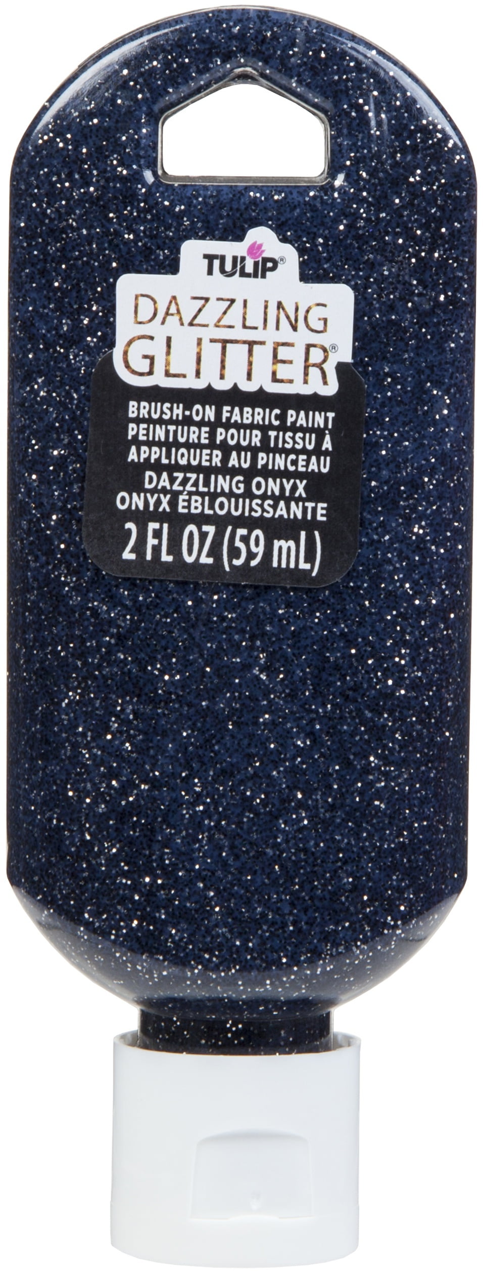 Tulip Dazzling Glitter BrushOn Fabric Paint 2OzOnyx Walmart Canada