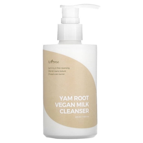 Isntree, Yam Root Vegan Milk Cleanser, 7.43 fl oz (220 ml)