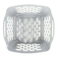 thumbnail image 3 of Mainstays Flexible Plastic Laundry Basket, Soft Silver, 6 Pack, 3 of 7