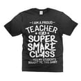 thumbnail image 2 of Teacher Of Super Smart Class Shirt Funny Teacher Shirts Teacher Graduation Shirts (4X-Large Navy Blue), 2 of 6