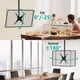 thumbnail image 4 of WALI Soporte ajustable para montaje en techo de TV, se adapta a la mayoría de pantallas planas LED, LCD, OLED y plasma de 26 a 65 pulgadas, hasta 110 libras, orificios de montaje de 400 x 400 mm (CM26, 4 of 5