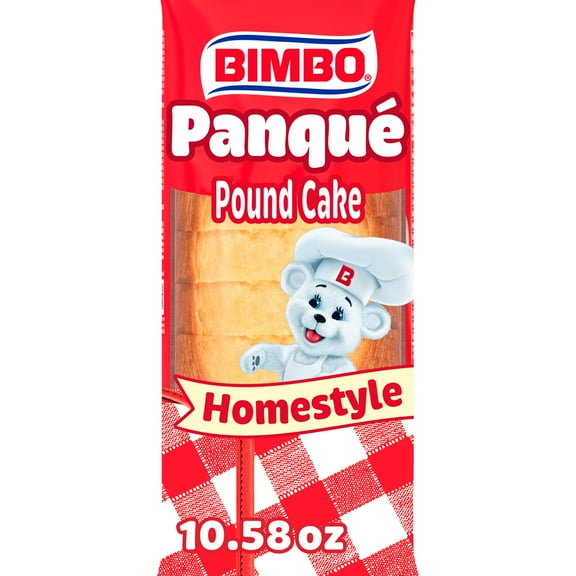 Bimbo Panqué Casero Pound Cake, 10.58 oz, Home Style Pound Cakes, Bag