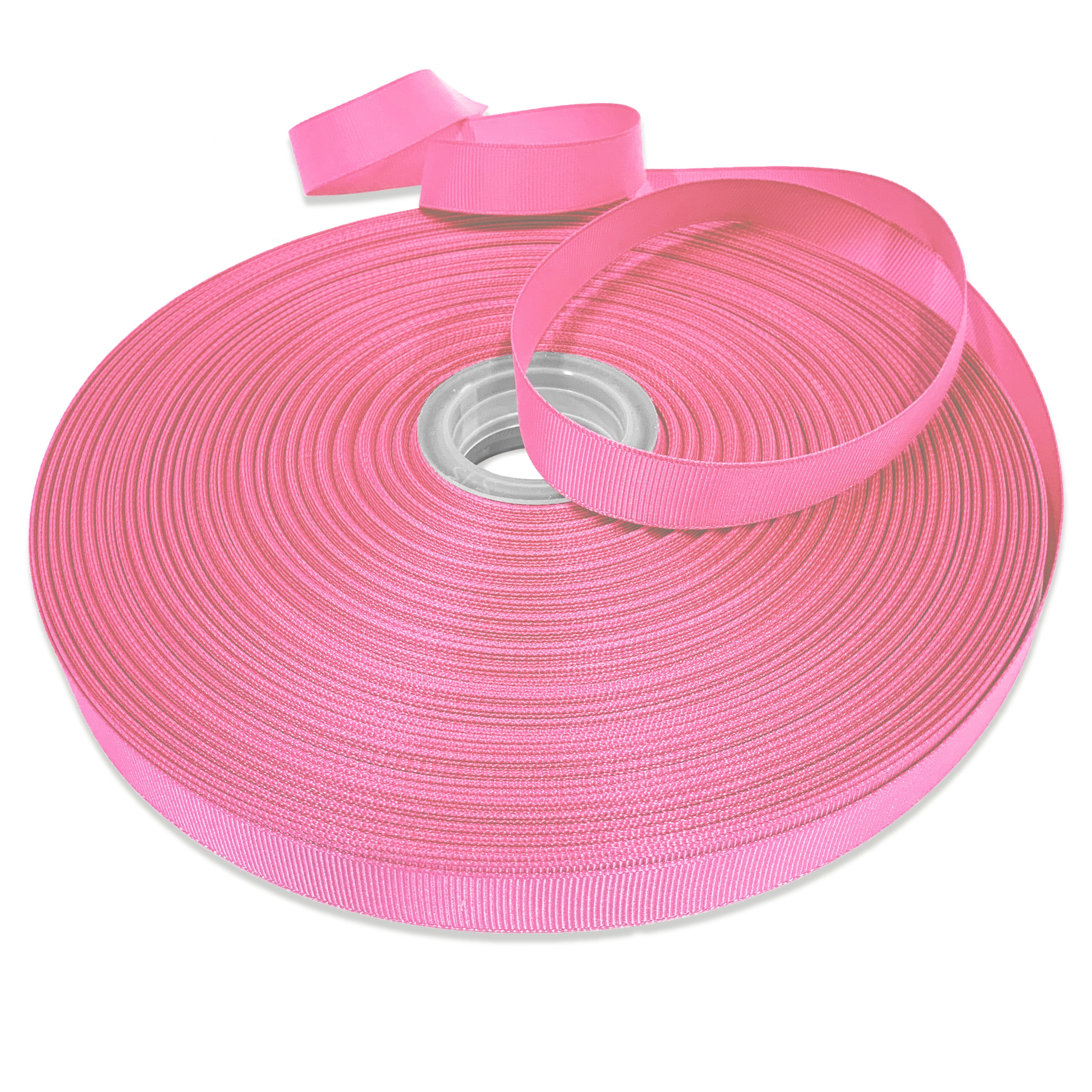 Hot Pink Grosgrain Ribbon for Crafts and Bows, 5/8" x 100 Yards by Gwen Studios