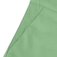 thumbnail image 4 of Efsteb Womens Dress Pants High Waist Baggy Pants Solid Color Casual Business Casual Pants for Women Loose Comfortable Pants for Women Wide leg Pants Trousers Pants for Women Trousers Green M, 4 of 7