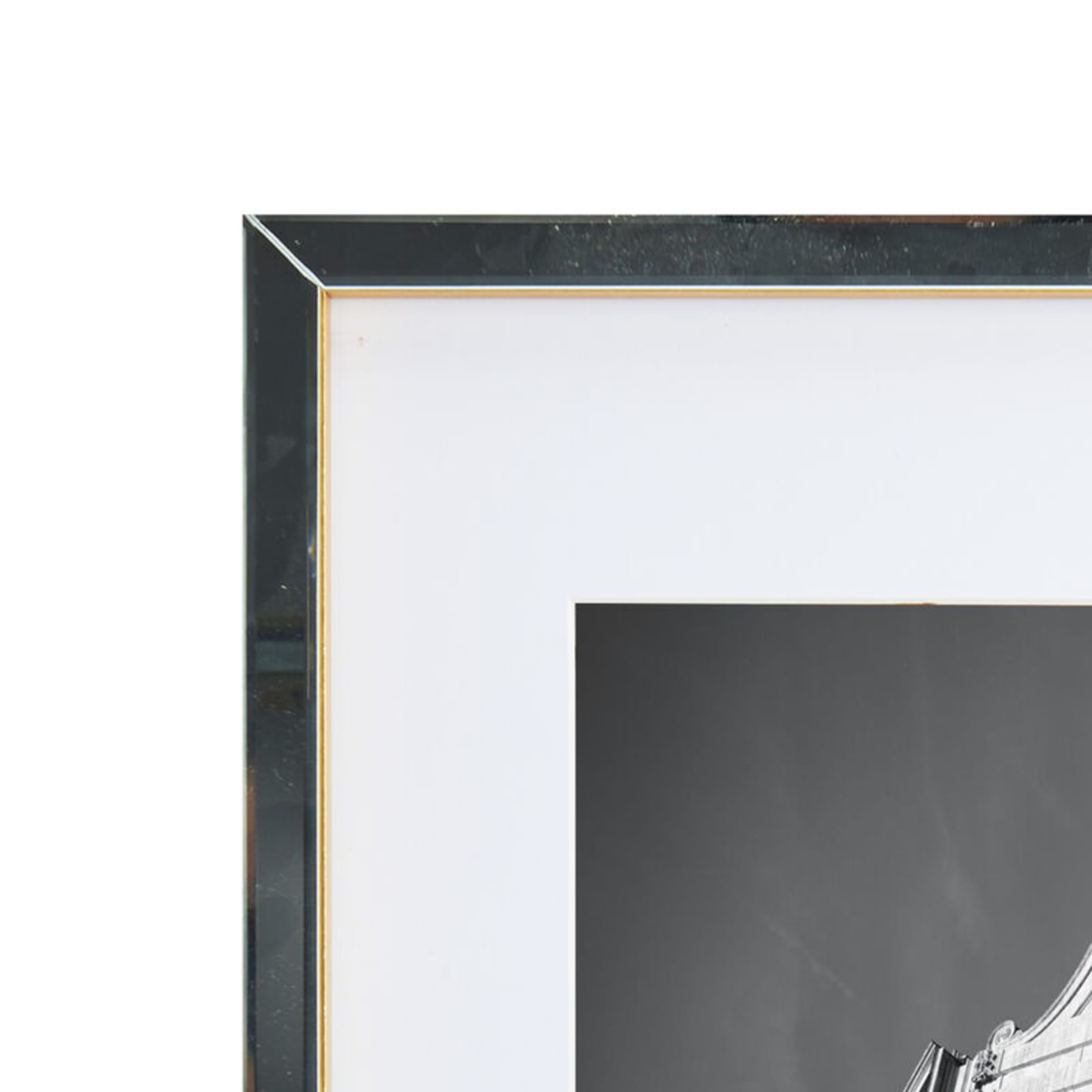 Home Accents 17X21 inch Mirrored Frame 16X20 Matted To 11X14 Picture, Gold
