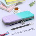 thumbnail image 4 of MesaSe For NintendSwitch OLED Accessories Set Storage Bag 9H Tempered Glass Protective Film Game Card Case PC Hard Shell Thumb Grip Cap, 4 of 9