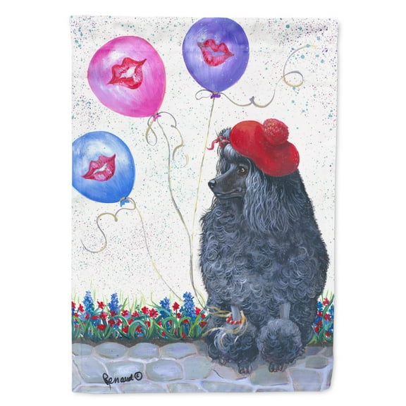 Carolines Treasures PPP3151GF Poodle Totally Chic Flag Garden Size  Small multicolor