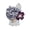 Gray Purple, variant on Rhinestone Rose Flower Brooch Pin for Women Wedding Crystal Pearl Fabric Camellia Flower Brooches Lapel Pins Hairpins Elegant Hairclips Dress Accessories Masquerade Party Jewelry for Bridesmaids