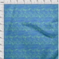 thumbnail image 3 of oneOone Velvet Sea Green Fabric Batik Sewing Craft Projects Fabric Prints By Yard 58 Inch Wide, 3 of 5