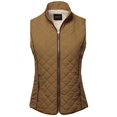 thumbnail image 1 of FashionOutfit Women's Solid Padded Lightweight Puffer Vest, 1 of 1