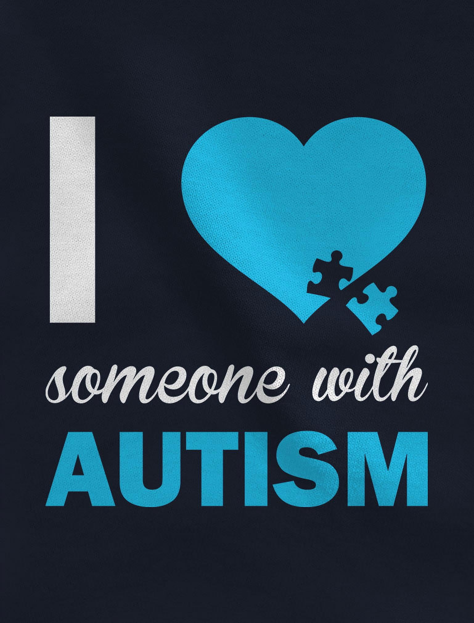 Tstars Womens Autism Awareness Hoodie I Love Someone with Autism Autistic Spectrum Awareness Acceptance Autistic Support Shirts for Womens Hoodie