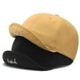 thumbnail image 4 of Large Head Up-turn Peak Hiphop Snapback Hat for Man Woman Big Size Flip Up Soft Top 6CM Short Brim Baseball Cap 55-60cm 60-65cm, 4 of 6