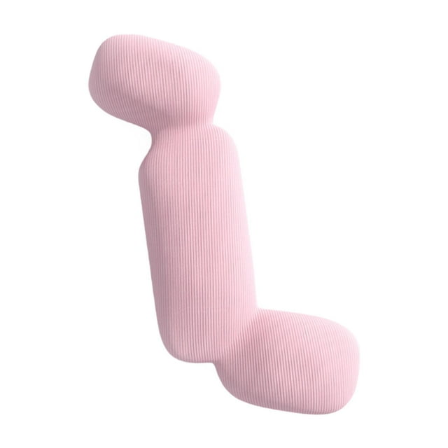 jifeng Long Body Pillow Comfortable Gift Memory Foam Bed Pillow for Back Legs Pink