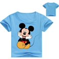 thumbnail image 1 of Camisetas de verano para niños, camiseta de algodón para niños, camiseta de Mickey Mouse de dibujos animados, ropa para bebés, camisetas de manga corta para niñas, ropa 2-12Y9T Gao Jinjia LED, 1 of 2