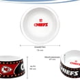 thumbnail image 4 of Plato para mascota NFL Kansas City Chiefs 100% oficial, 4 of 7
