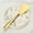Gold, variant on Stainless Steel Steak Spatula 304 Heavy Duty Meat Turner for Grilling & BBQ 9.84" Sliver/Gold with Long Hle High Heat Cookware Spatula