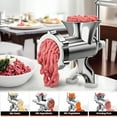 thumbnail image 3 of Shoreew Meat Grinder Stainless Steel Blade Manual Mincer 3-in-1 Sausage Maker Low Noise Operation Kitchen Meat Grinder, 3 of 7