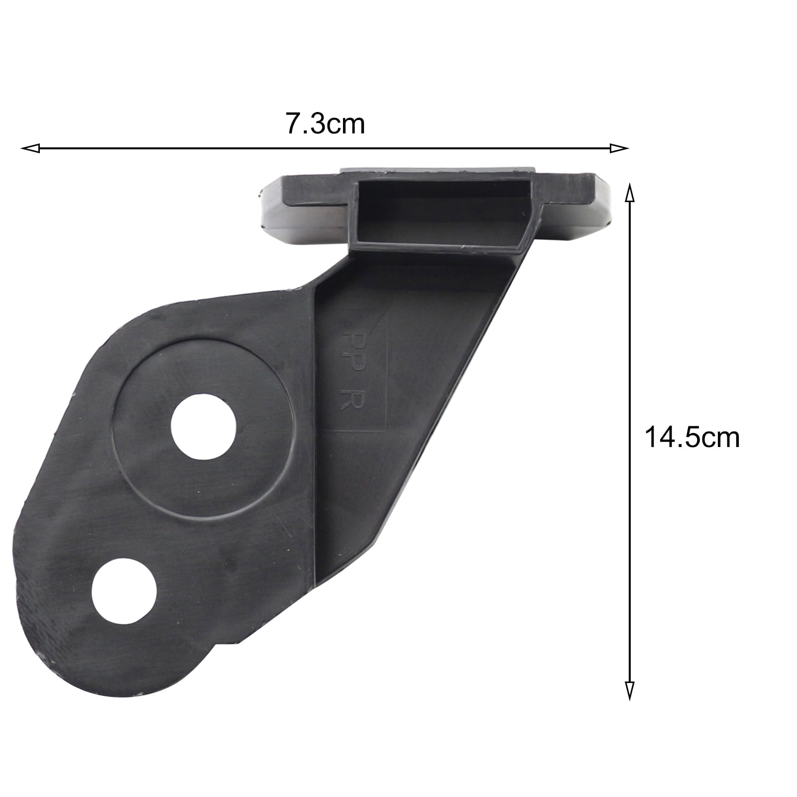 XWQ Bumper Support Wear-resistant Anti-scratch Black L/R Front  