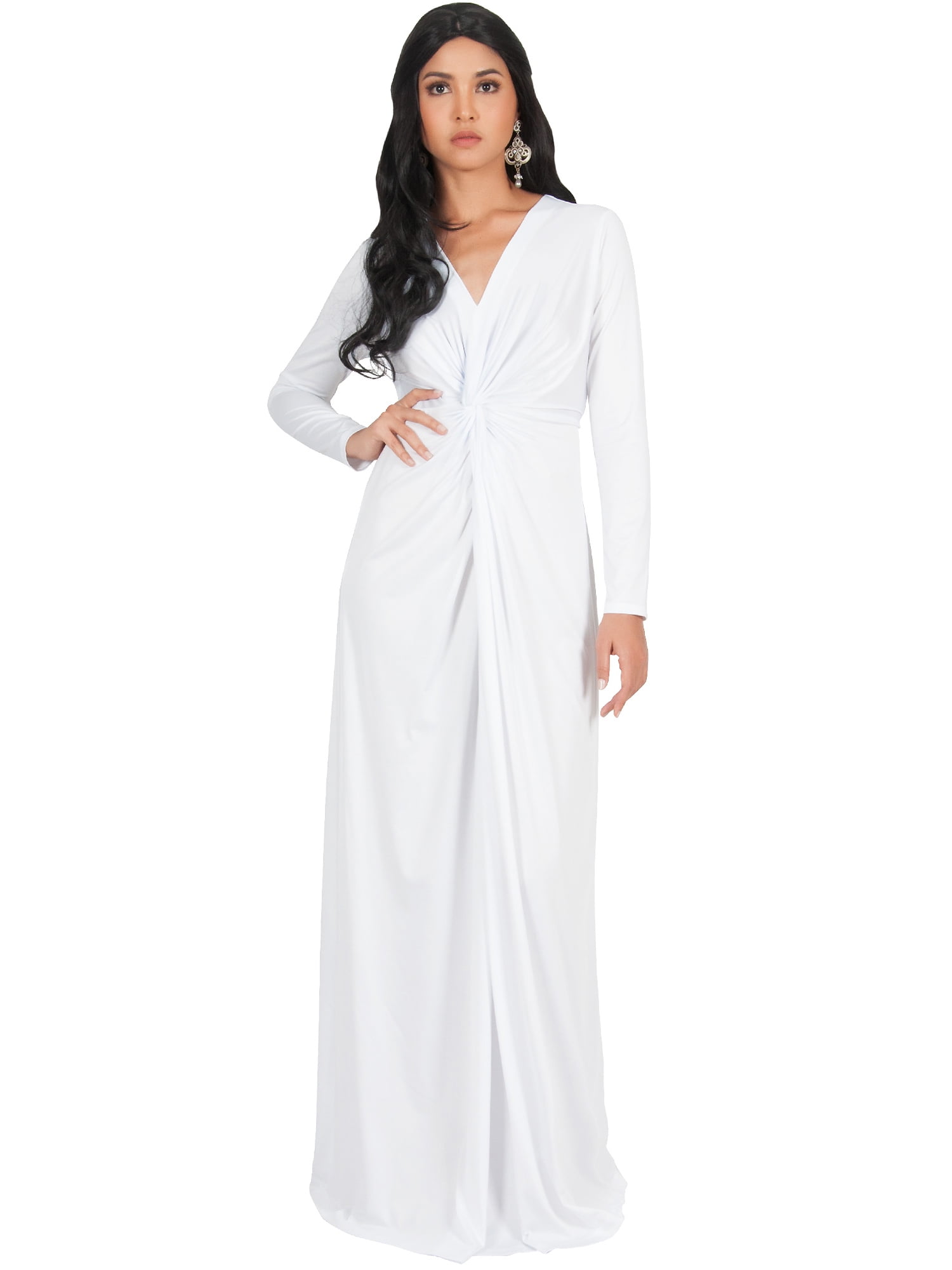 womens ivory maxi dress