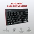 thumbnail image 2 of Perixx Periduo-712B Wireless Mini Keyboard and Mouse Combo - Home or Office Use -Black - US English, 2 of 8