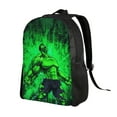 thumbnail image 2 of The Incredible Hulk Backpack Printed Travel Backpack For Daily Work Sports Backpack Travel Bag 17 inch, 2 of 8