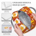 thumbnail image 3 of Fotbe Happy Thanksgiving Three Gnomes Bolsa de Almuerzo con Estampado, Lonchera Aislada, Contenedor de Comida Reutilizable Tipo Cooler a Prueba de Fugas, 3 of 6