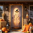 thumbnail image 6 of YAWUBT Halloween Door Cover, 35''x 72'' Cute Cloth Door Hanging, Ghosts Decoration for Outdoor Indoor, Party Accessory for Yard, Porch, Front Door, Wall, Doorway, 6 of 6