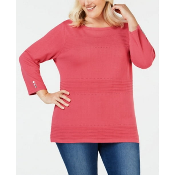 karen scott plus size knit capris