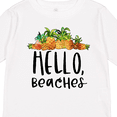 thumbnail image 4 of Inktastic Hello, Beaches Group of Pineapples Boys or Girls Long Sleeve Toddler T-Shirt, 4 of 5