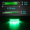 thumbnail image 5 of Juego de 10 luces LED para roca, tiras de luces, luces de paso de rueda, luces LED debajo de las luces de carretera para camiones, carros de golf, Jeep Wrangler, RZR, todoterreno, F150, F250, motocicl, 5 of 5