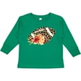 thumbnail image 3 of Inktastic Football with Flowers and Leopard Spots Boys or Girls Long Sleeve Toddler T-Shirt, 3 of 5
