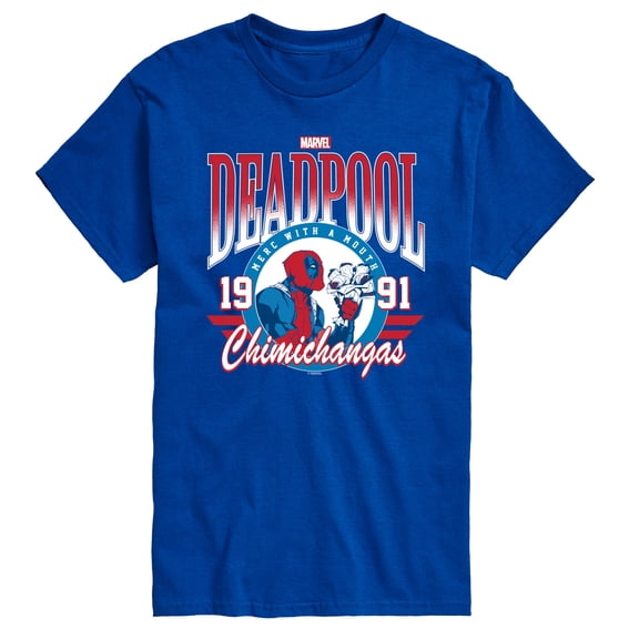 Marvel - Athletic Deadpool Men's Short Sleeve Graphic T-Shirt