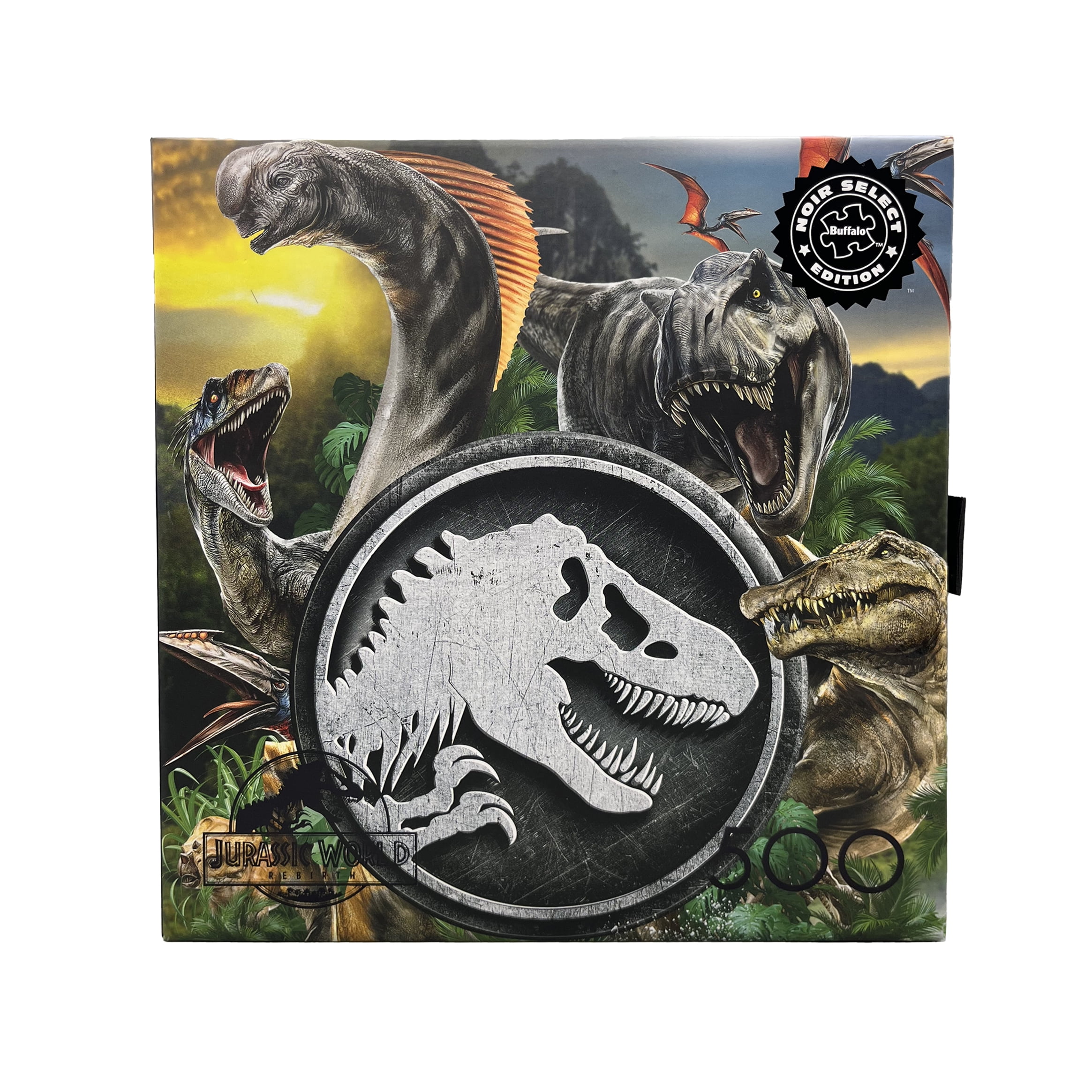 Puzzle entrecroisé de 500 pièces Buffalo Games Jurassic World Rebirth pour adultes de 14 ans et plus