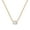 Rose Gold in Gold Chain, variant on Collection 0.25 cttw Emerald Lab Grown White Diamond Solitaire Sideways Pendant with 18 inch Silver Chain for Women in 18K Solid White Gold